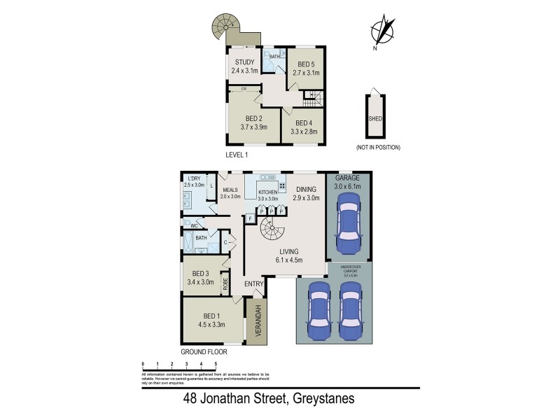 48 Jonathan Street, Greystanes NSW 2145 Floorplan