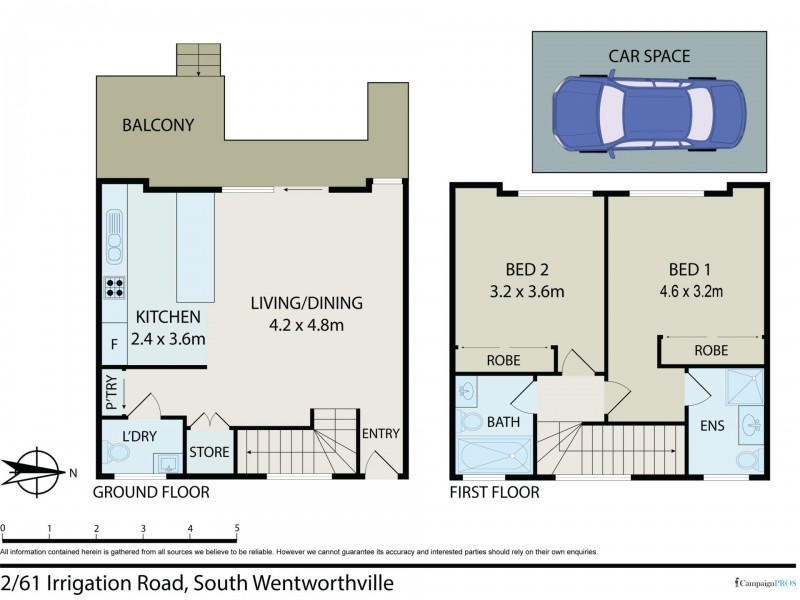 2/61 Irrigation Road, South Wentworthville NSW 2145