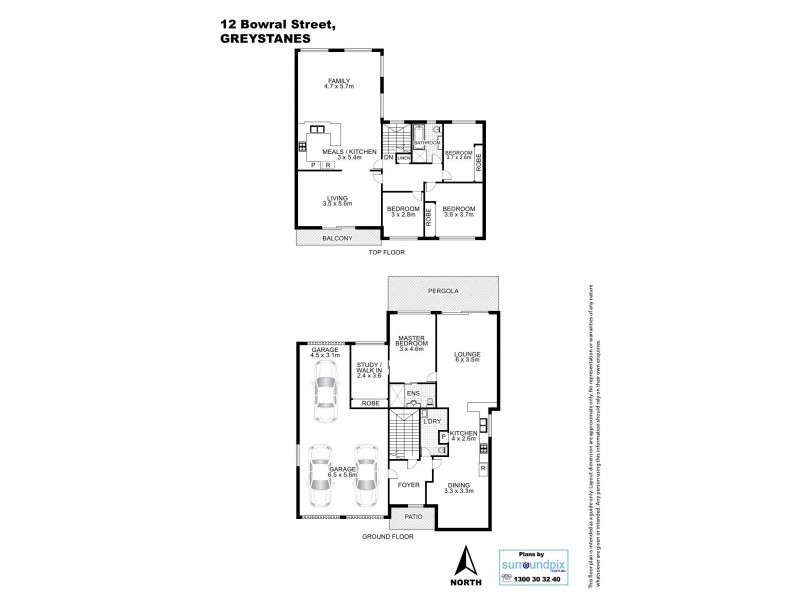 12 Bowral St, Greystanes NSW 2145 Floorplan