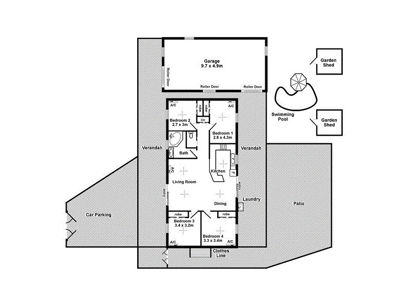 26 Crake Court, Bakewell NT 0832 Floorplan