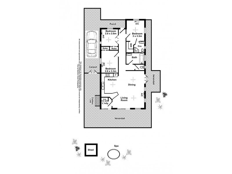 1 Foxtail Grove, Durack NT 0830 Floorplan