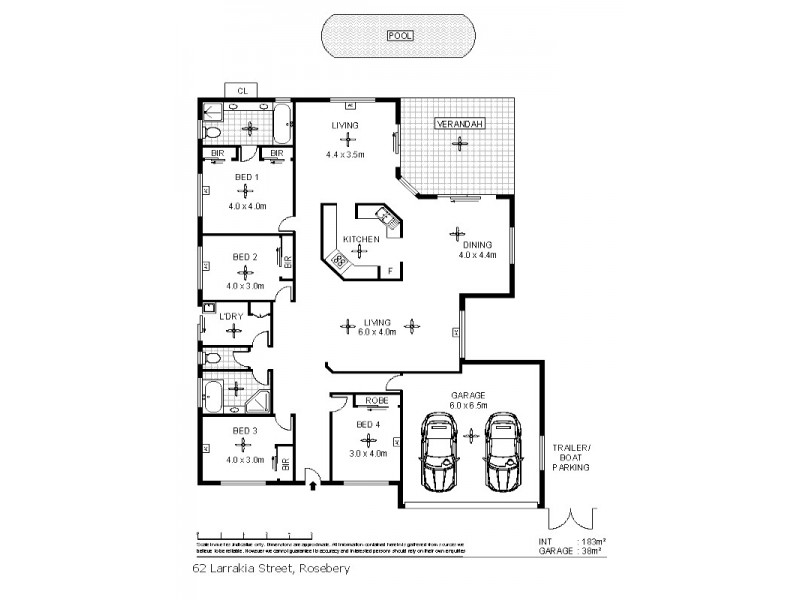 62 Larrakia Road, Rosebery NT 0832 Floorplan
