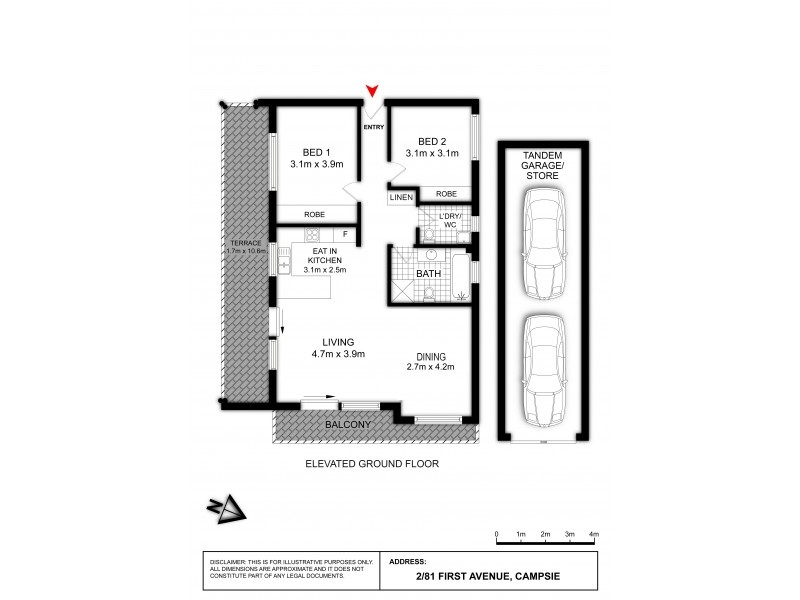 2/81 First Avenue, Campsie NSW 2194 Floorplan