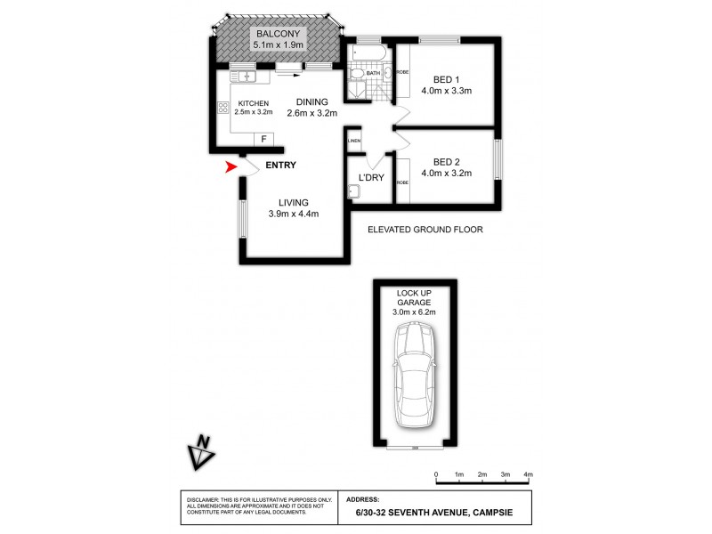 6/30-32 Seventh Avenue, Campsie NSW 2194 Floorplan