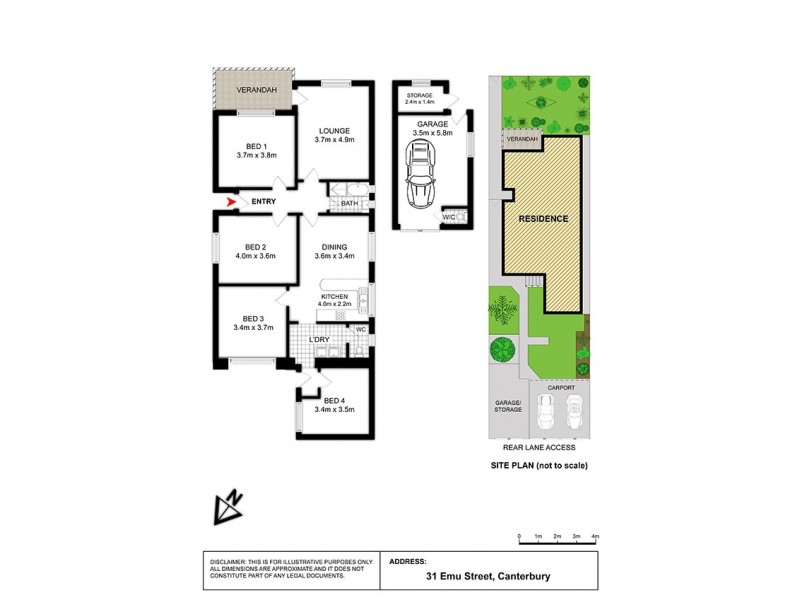 31 Emu Street, Canterbury NSW 2193 Floorplan