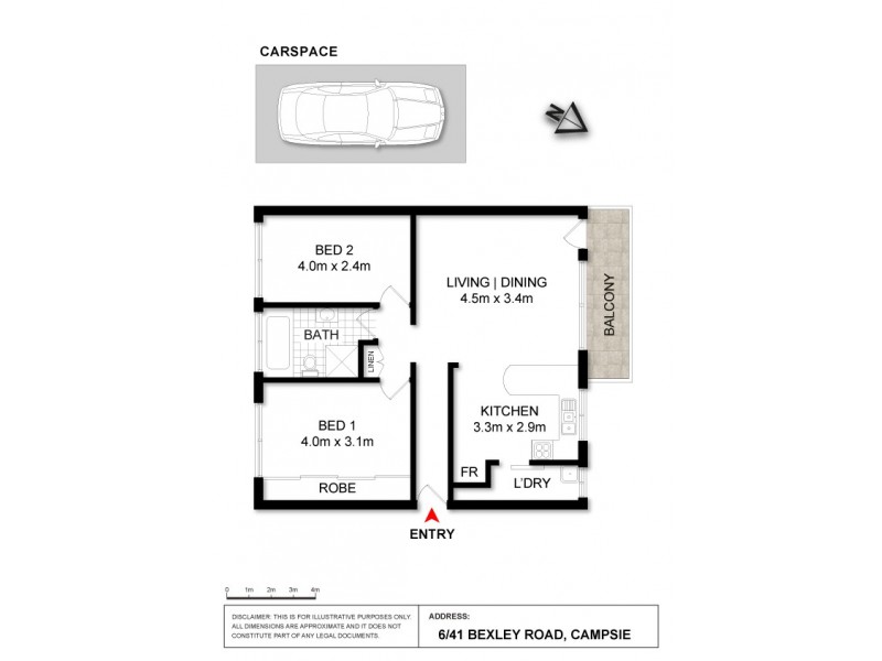 6/41 Bexley Road, Campsie NSW 2194 Floorplan