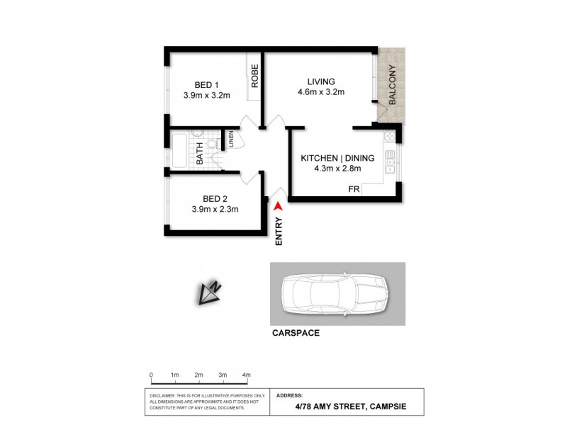 4/78 Amy Street, Campsie NSW 2194 Floorplan