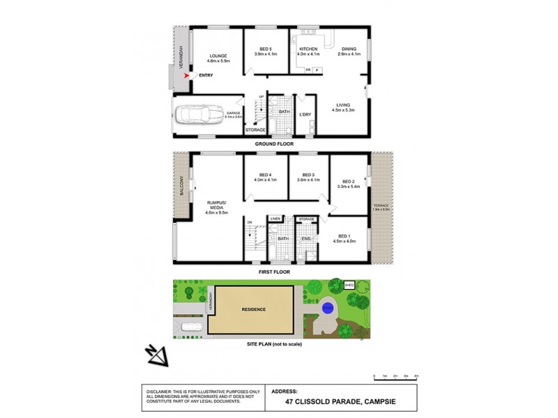 47 Clissold Parade, Campsie NSW 2194 Floorplan