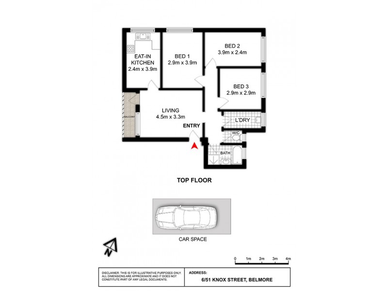 6/51 Knox Street, Belmore NSW 2192 Floorplan