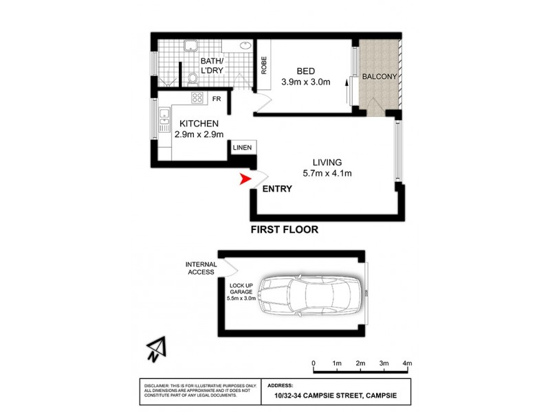 10/32-34 Campsie Street, Campsie NSW 2194 Floorplan