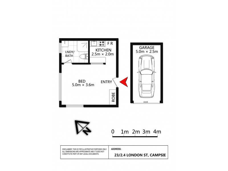 23/2-4 London Street, Campsie NSW 2194 Floorplan