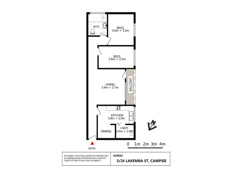 5/24 Lakemba Street, Belmore NSW 2192 Floorplan