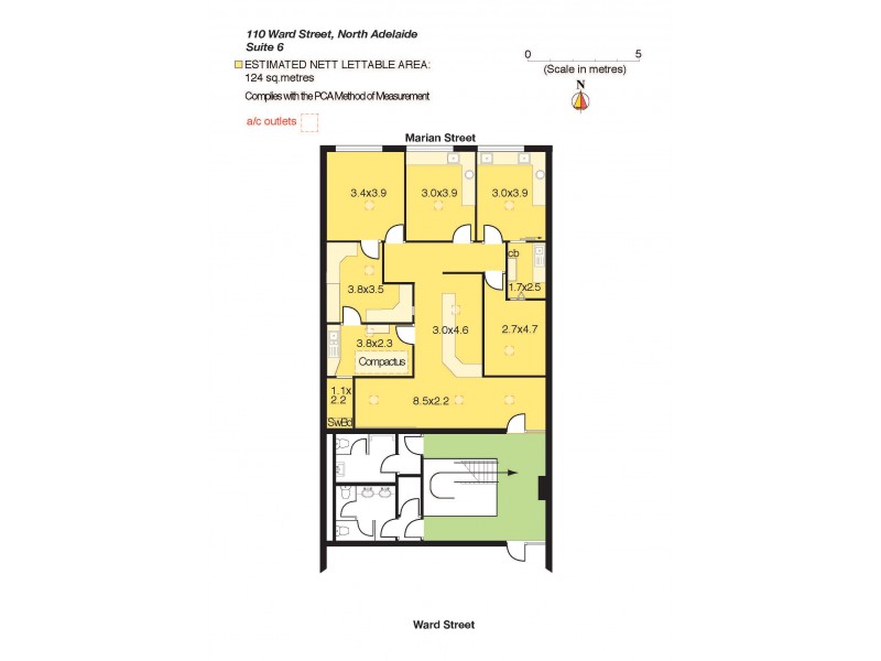 6/110 Ward Street, North Adelaide SA 5006 Floorplan