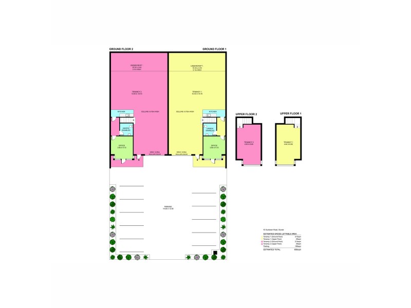 1 & 2/43 Sunbeam Road, Glynde SA 5070 Floorplan