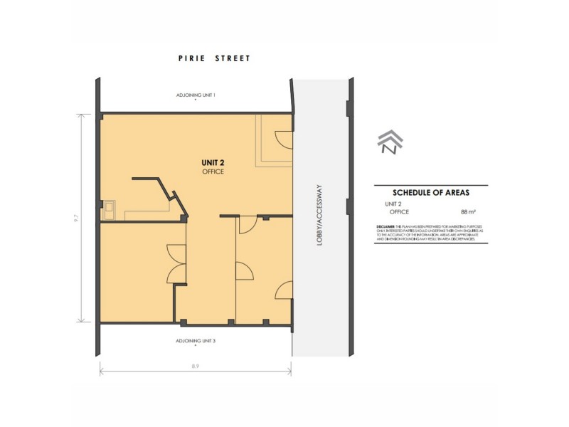 2/241 Pirie Street, Adelaide SA 5000 Floorplan