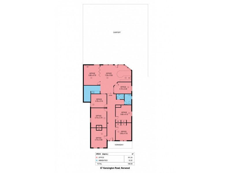 67 Kensington Road, Norwood SA 5067 Floorplan