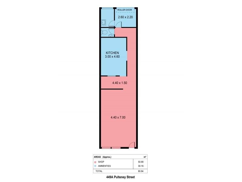 449A Pulteney Street, Adelaide SA 5000 Floorplan