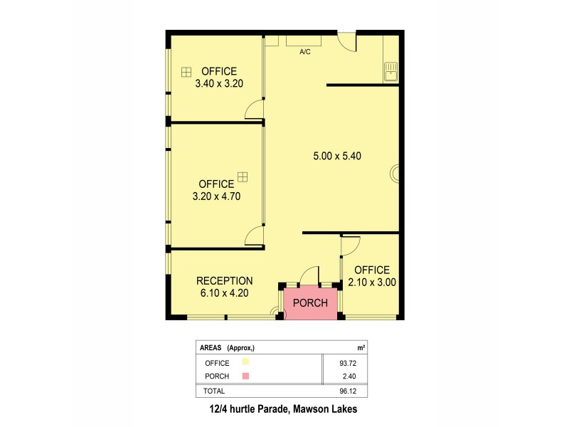 Suite 1/2-4 Hurtle Parade, Mawson Lakes SA 5095 Floorplan