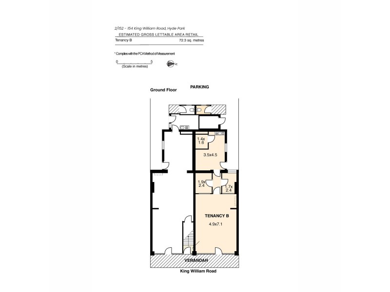 2/152-154 King William Road, Hyde Park SA 5061 Floorplan