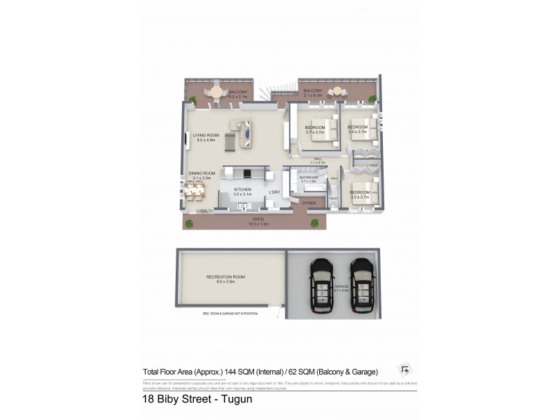 18 Biby Street, Tugun QLD 4224 Floorplan