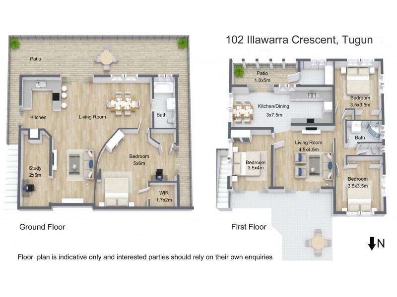 102 Illawarra Crescent, Tugun QLD 4224 Floorplan