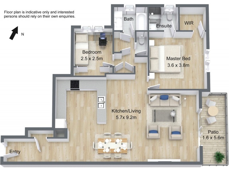 8/468 – 470 Coolangatta Road, Tugun QLD 4224 Floorplan