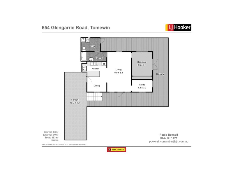 654 Glengarrie Road, Tomewin NSW 2484 Floorplan
