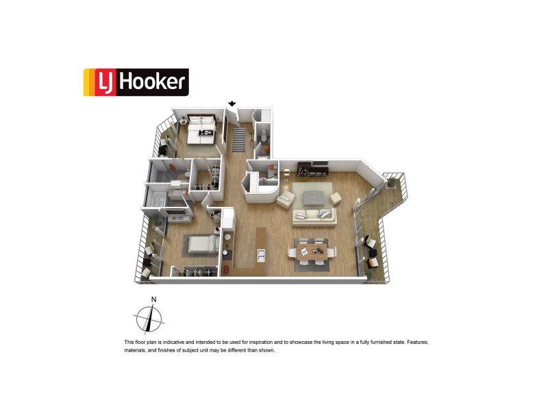 8G/828 Pacific Parade, Currumbin QLD 4223 Floorplan