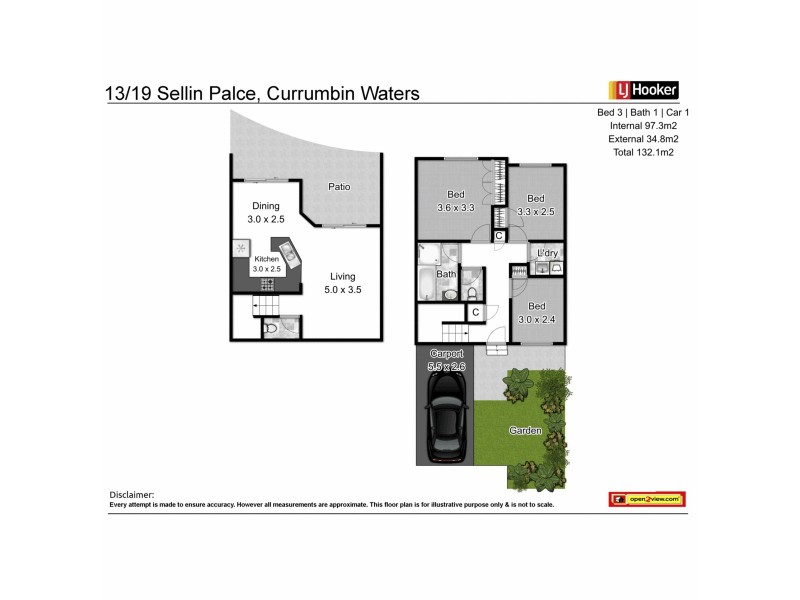 13/19 Sellin Place, Currumbin Waters QLD 4223 Floorplan
