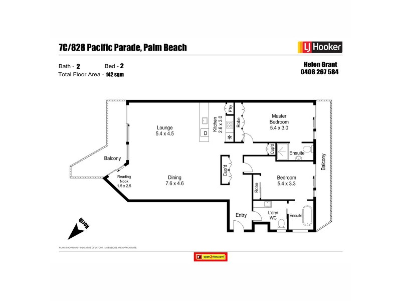 7C/828 Pacific Parade, Currumbin QLD 4223 Floorplan