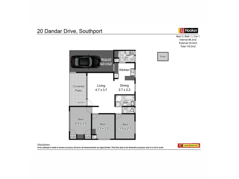 20 Dandar Drive, Southport QLD 4215 Floorplan