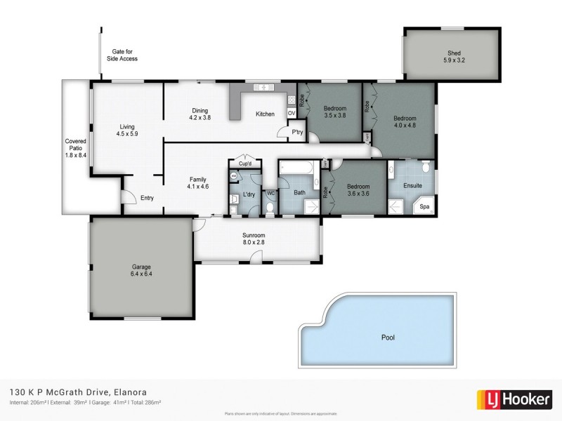 130 K P McGrath Drive, Elanora QLD 4221 Floorplan