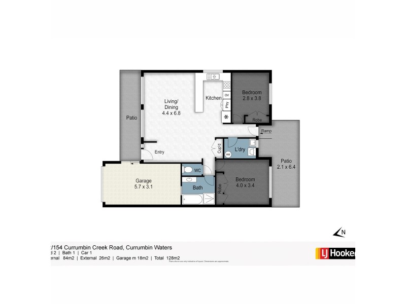 32/154 Currumbin Creek Road, Currumbin Waters QLD 4223 Floorplan