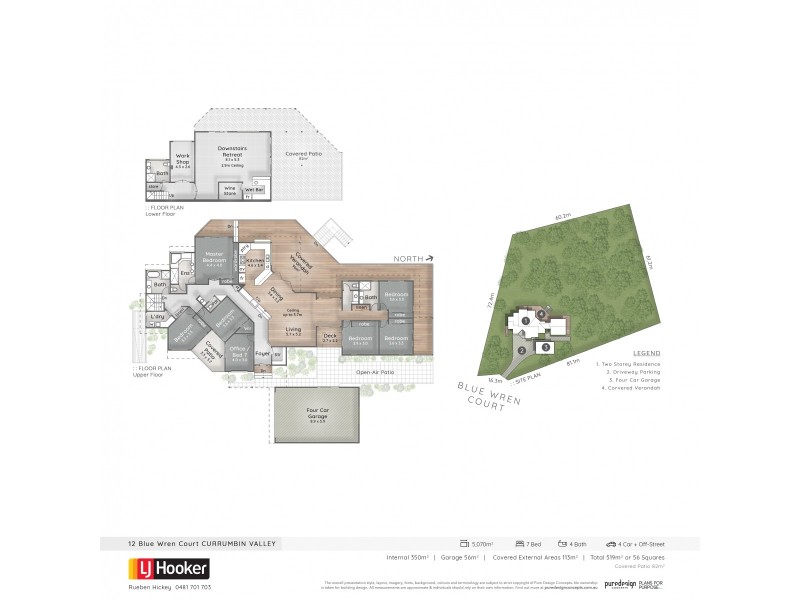 12 Blue Wren Court, Currumbin Valley QLD 4223 Floorplan