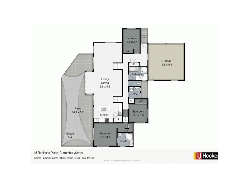 15 Robinson Place, Currumbin Waters QLD 4223 Floorplan