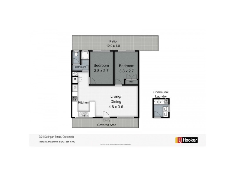 3/74 Duringan Street, Currumbin QLD 4223 Floorplan