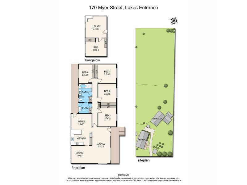 170 Myer Street, Lakes Entrance VIC 3909 Floorplan