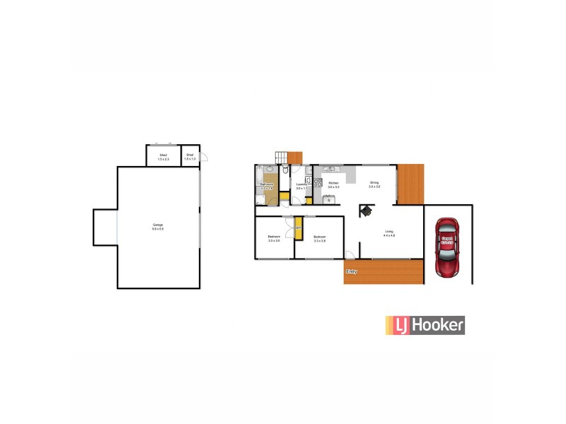 8 Capes Road, Lakes Entrance VIC 3909 Floorplan