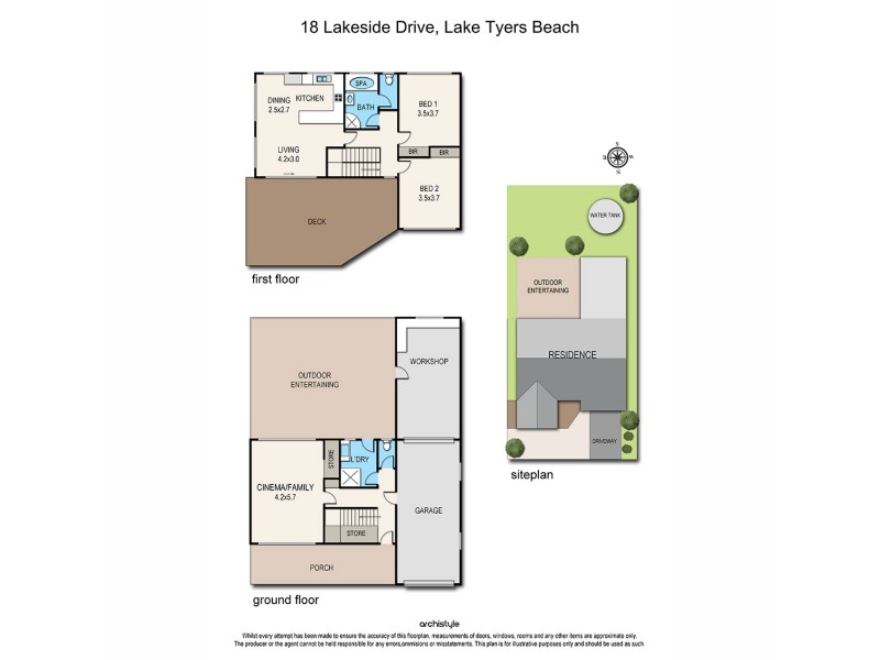 18 Lakeside Drive, Lake Tyers Beach VIC 3909 Floorplan