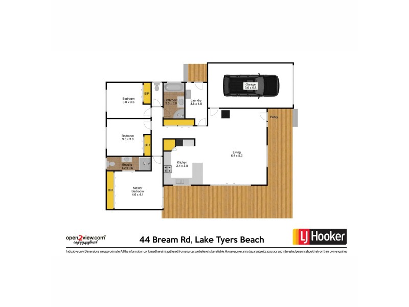 44 Bream Road, Lake Tyers Beach VIC 3909 Floorplan