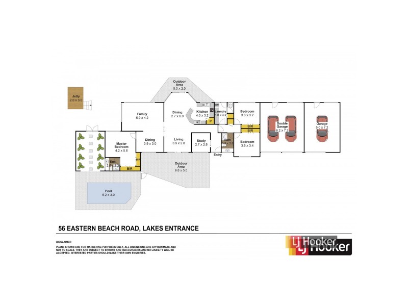 56 Eastern Beach Road, Lakes Entrance VIC 3909 Floorplan