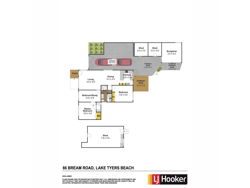 86 Bream Road, Lake Tyers Beach VIC 3909 Floorplan