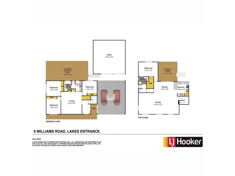 8 Williams Road, Lakes Entrance VIC 3909 Floorplan