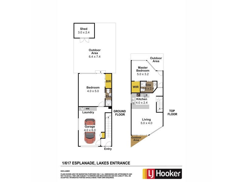 1/617 Esplanade, Lakes Entrance VIC 3909 Floorplan