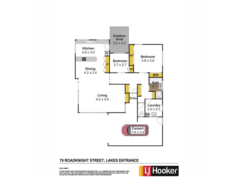 76 Roadknight Street, Lakes Entrance VIC 3909 Floorplan