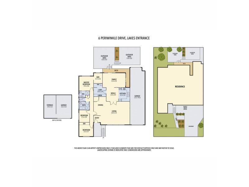 6 Periwinkle Drive, Lakes Entrance VIC 3909 Floorplan