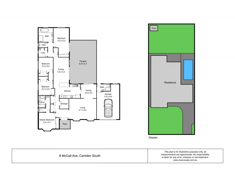 8 Mccall Avenue, Camden South NSW 2570 Floorplan