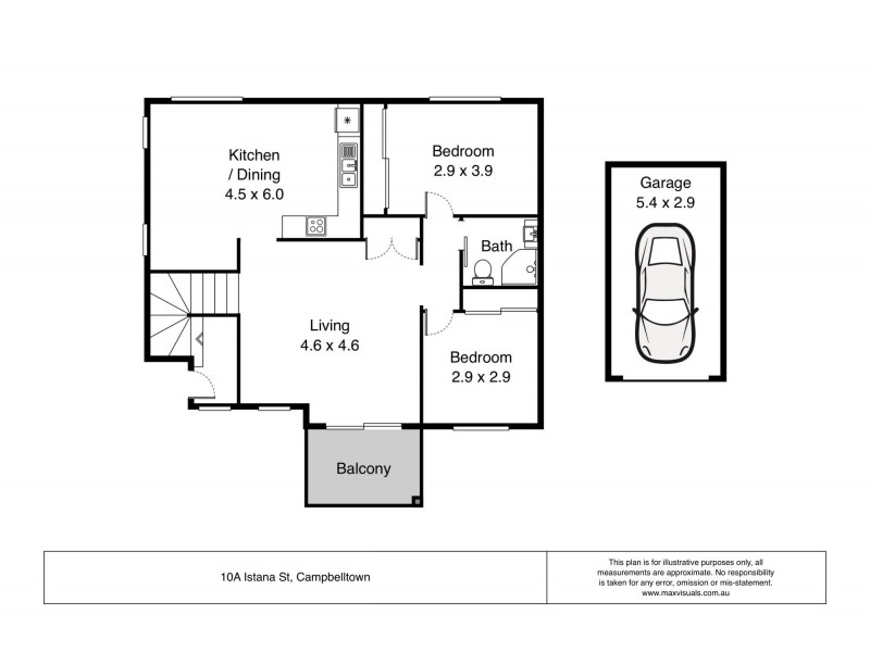 10A Istana Street, Campbelltown NSW 2560 Floorplan