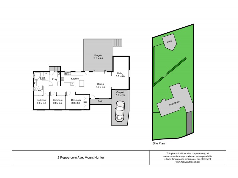 2 Peppercorn Ave, Mount Hunter NSW 2570 Floorplan
