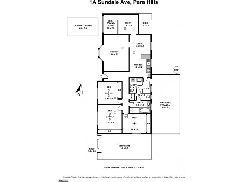 1A Sundale Ave, Para Hills SA 5096 Floorplan